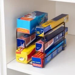 3-Tier Kitchen Foil Wrap Holder Organizer - Bronze(3 Tier Kitchen Wrap Organizer) 11 3-Tier Kitchen Foil Wrap Holder Organizer - Bronze(3 Tier Kitchen Wrap Organizer) -Shop Smart Design 3 tier kitchen foil wrap holder organizer bronze smart design kitchen 8405188 incrementing number 460644