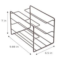3-Tier Kitchen Foil Wrap Holder Organizer - Bronze(3 Tier Kitchen Wrap Organizer) 12 3-Tier Kitchen Foil Wrap Holder Organizer - Bronze(3 Tier Kitchen Wrap Organizer) -Shop Smart Design 3 tier kitchen foil wrap holder organizer bronze smart design kitchen 8405188 incrementing number 735017