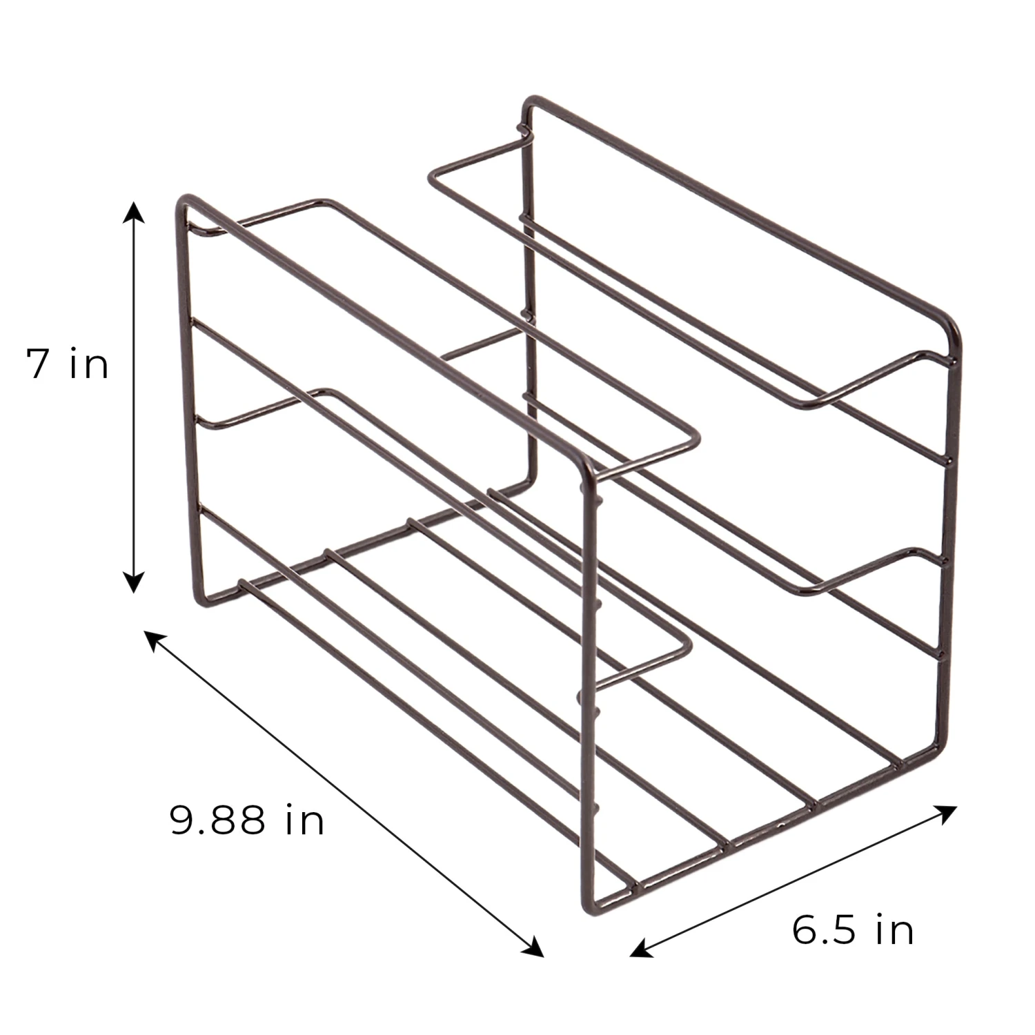 3-Tier Kitchen Foil Wrap Holder Organizer - Bronze(3 Tier Kitchen Wrap Organizer) 6 3-Tier Kitchen Foil Wrap Holder Organizer - Bronze(3 Tier Kitchen Wrap Organizer) - Image 4