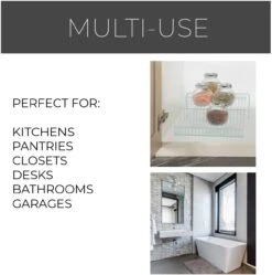 3-Tier Metal Wire Spice Rack(3 Tier Spice Rack Metal) -Shop Smart Design 3 tier metal wire spice rack smart design kitchen 8236258 incrementing number 414652