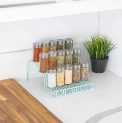 3-Tier Metal Wire Spice Rack(3 Tier Spice Rack Metal) -Shop Smart Design 3 tier metal wire spice rack smart design kitchen 8236258 incrementing number 484608