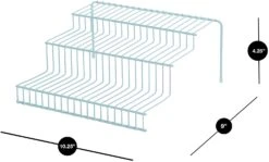 3-Tier Metal Wire Spice Rack(3 Tier Spice Rack Metal) -Shop Smart Design 3 tier metal wire spice rack smart design kitchen 8236258 incrementing number 839028