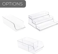 3-Tier Plastic Spice Rack - Clear(3 Tier Spice Rack Pet) -Shop Smart Design 3 tier plastic spice rack clear smart design kitchen 8003401 incrementing number 523418