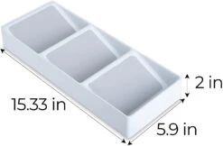 3-Tier Plastic Spice Rack Drawer(Spice Rack Drawer) -Shop Smart Design 3 tier plastic spice rack drawer smart design kitchen 8001711 incrementing number 608173