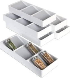 3-Tier Plastic Spice Rack Drawer(Spice Rack Drawer) -Shop Smart Design 3 tier plastic spice rack drawer smart design kitchen 8001711as6 incrementing number 595074