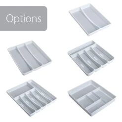 5-Compartment Plastic Drawer Organizer(Drawer Organizer 5 Compartment Plastic 2) -Shop Smart Design 5 compartment plastic drawer organizer smart design kitchen 8003531 incrementing number 288790