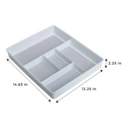 5-Compartment Plastic Drawer Organizer(Drawer Organizer 5 Compartment Plastic 2) -Shop Smart Design 5 compartment plastic drawer organizer smart design kitchen 8003531 incrementing number 398918