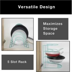 5-Tier Pan Organizer(Pan Organizer) -Shop Smart Design 5 tier pan organizer smart design kitchen 8260118 incrementing number 194122