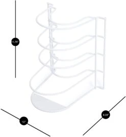 5-Tier Pan Organizer(Pan Organizer) -Shop Smart Design 5 tier pan organizer smart design kitchen 8260188 incrementing number 644750