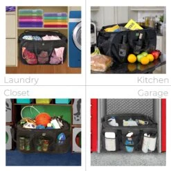 Pop Up Car Trunk Organizer With Easy Carry Handles, Side Pockets, And Zipper Top(Pop Up Car Trunk Organizer) -Shop Smart Design 7060124 06