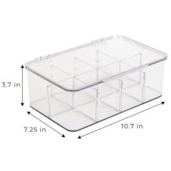 8-Compartment Tea Bag Organizer - Clear(8 Compartment Tea Bag Organizer Clear) 11 8-Compartment Tea Bag Organizer - Clear(8 Compartment Tea Bag Organizer Clear) -Shop Smart Design 8 compartment tea bag organizer clear smart design kitchen 8005098 incrementing number 302983