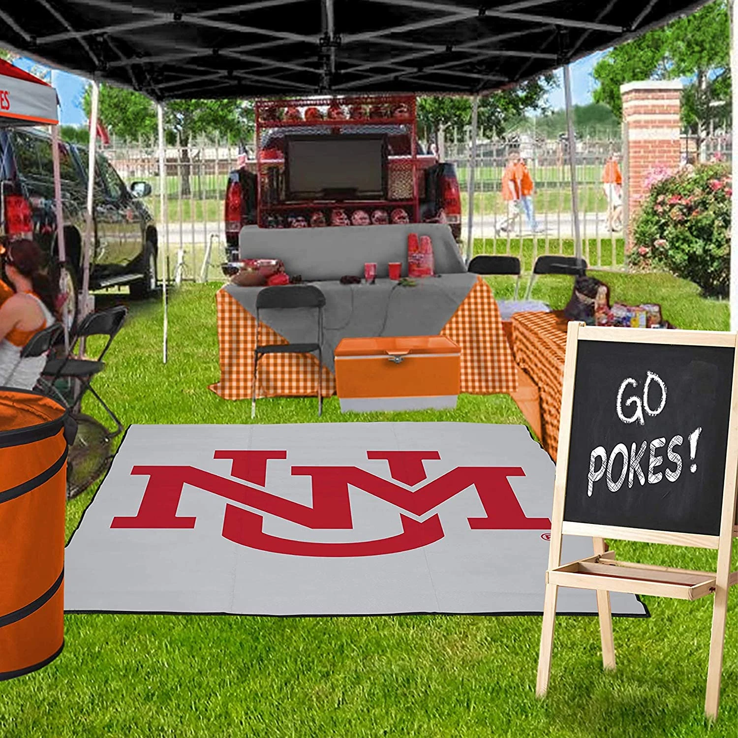 Collegiate Tailgate Picnic Mat(Tailgate Mat 9x9) 5 Collegiate Tailgate Picnic Mat(Tailgate Mat 9x9) - Image 3