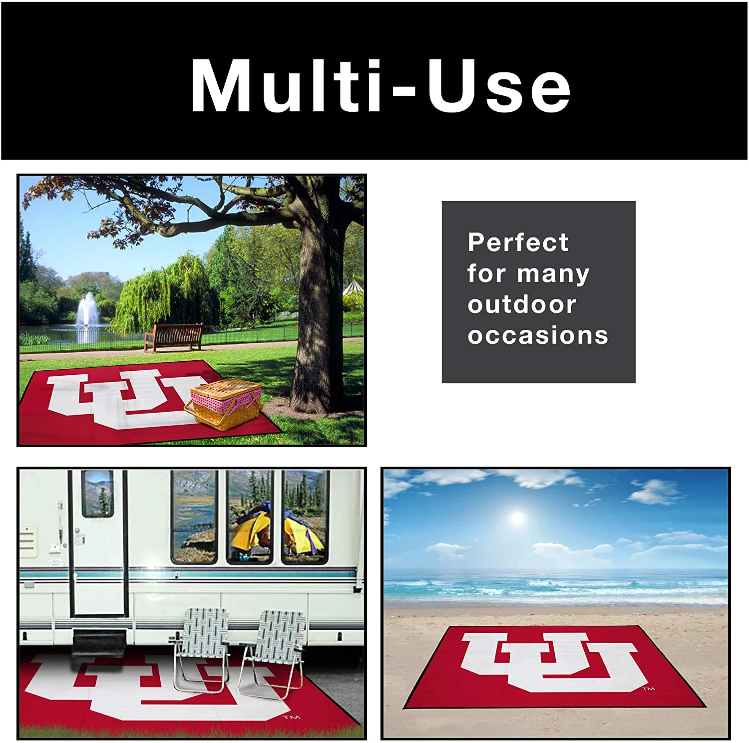 Collegiate Tailgate Picnic Mat(Tailgate Mat 9x9) 16 Collegiate Tailgate Picnic Mat(Tailgate Mat 9x9) - Image 14