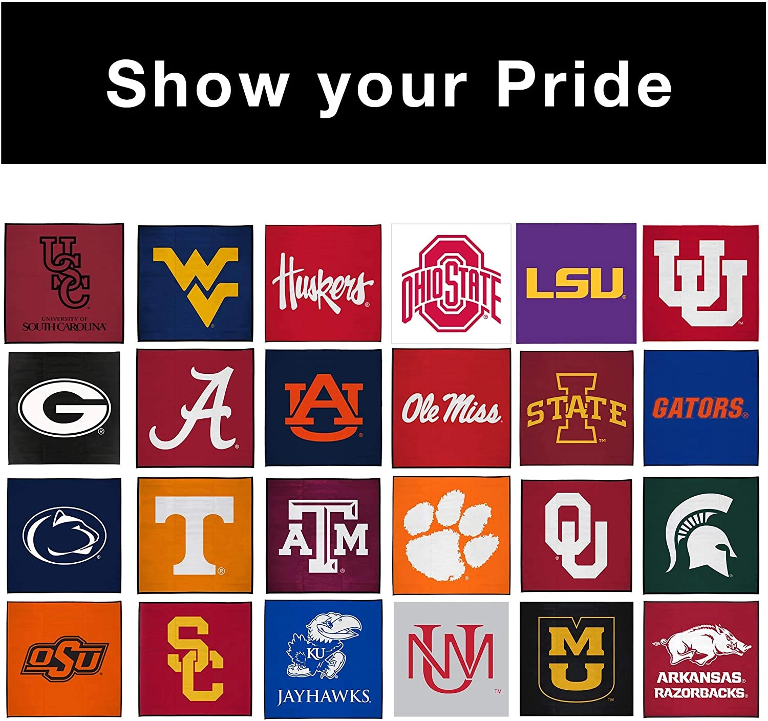 Collegiate Tailgate Picnic Mat(Tailgate Mat 9x9) 17 Collegiate Tailgate Picnic Mat(Tailgate Mat 9x9) - Image 15