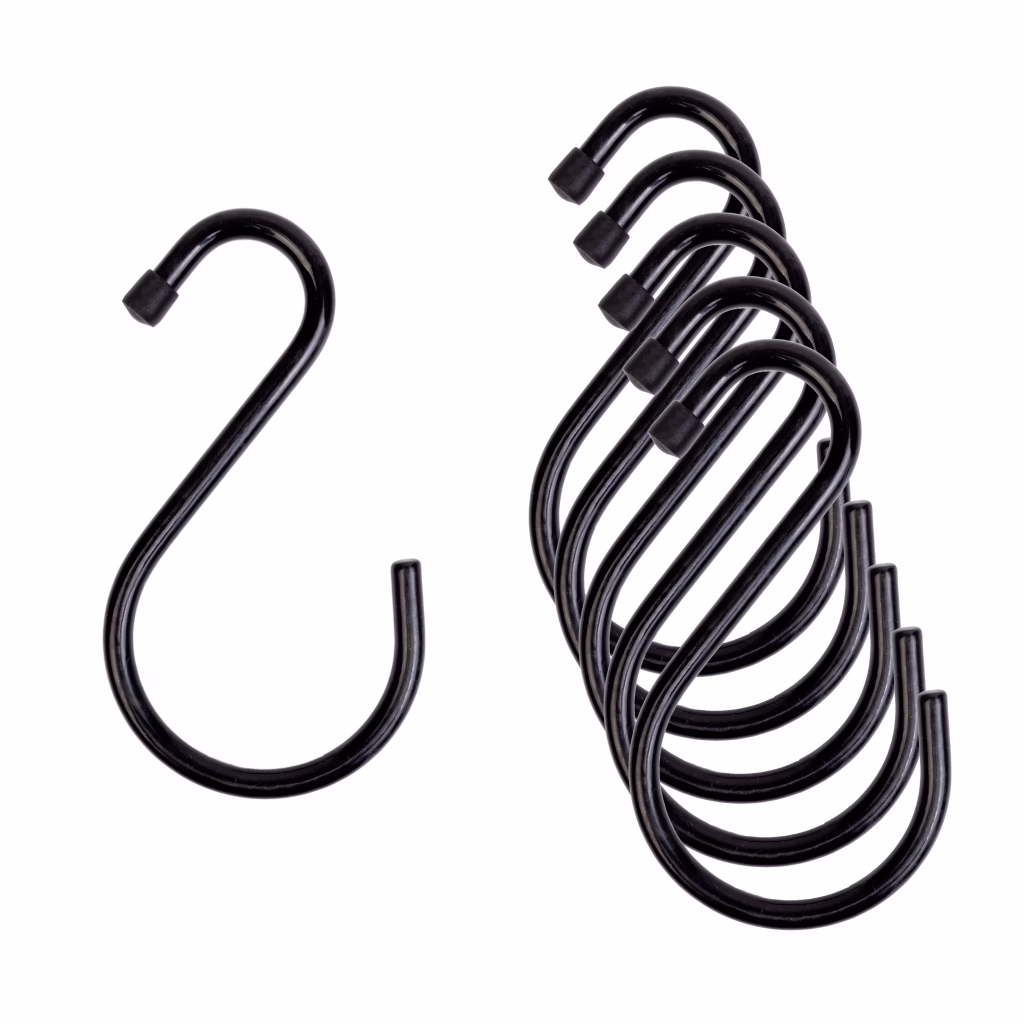 Shop Smart Design 45 Shop Smart Design -Shop Smart Design Smart Design Set of 6 Premium Large S Hooks with Rubber Gripped Finish 541a4585 a213 4597 b71e 1c4f8976e38b.4d074ac294a9bf7b7c1f117073ec3f85