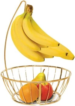 Banana And Fruit Basket Bowl Hanger Holder Stand(Fruit Basket Bowl) -Shop Smart Design banana and fruit basket bowl hanger holder stand smart design kitchen 8414308 incrementing number 335097