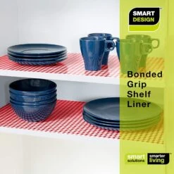 Bonded Grip Shelf Liner - 12 Inch X 60 Feet - Non-Adhesive(Shelf Liner Bonded Grip12x60) -Shop Smart Design bonded grip shelf liner 12 inch x 60 feet non adhesive smart design shelf liner 8742202as6 incrementing number 795070