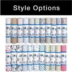 Bonded Grip Shelf Liner - 12 Inch X 60 Feet - Non-Adhesive(Shelf Liner Bonded Grip12x60) -Shop Smart Design bonded grip shelf liner 12 inch x 60 feet non adhesive smart design shelf liner 8742205as6 incrementing number 710060