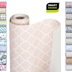 Bonded Grip Shelf Liner - 18 Inch X 5 Feet - Non-Adhesive(Shelf Liner Bonded Grip 18x5) -Shop Smart Design bonded grip shelf liner 18 inch x 5 feet non adhesive smart design shelf liner 8744402 incrementing number 655050