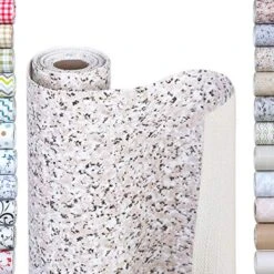 Bonded Grip Shelf Liner - 18 Inch X 5 Feet - Non-Adhesive(Shelf Liner Bonded Grip 18x5) -Shop Smart Design bonded grip shelf liner 18 inch x 5 feet non adhesive smart design shelf liner 8744703 incrementing number 762908