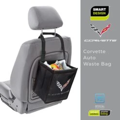 Chevrolet Over The Seat Vehicle Waste Bag With Adjustable Strap(Chevrolet Over The Seat Waste Bag) -Shop Smart Design chevrolet over the seat vehicle waste bag with adjustable strap smart design auto 7001052at incrementing number 360702