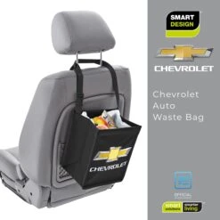 Chevrolet Over The Seat Vehicle Waste Bag With Adjustable Strap(Chevrolet Over The Seat Waste Bag) -Shop Smart Design chevrolet over the seat vehicle waste bag with adjustable strap smart design auto 7001058 incrementing number 688841