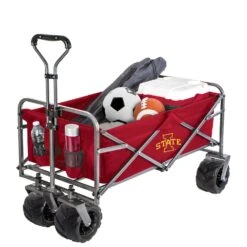 Collegiate Heavy-Duty Utility Collapsible Sports Wagon(Collegiate Utility Wagon) -Shop Smart Design collegiate heavy duty utility collapsible sports wagon smart design collegiate 7051062 incrementing number 812041