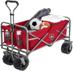 Collegiate Heavy-Duty Utility Collapsible Sports Wagon(Collegiate Utility Wagon) -Shop Smart Design collegiate heavy duty utility collapsible sports wagon smart design collegiate 7051102 incrementing number 732866