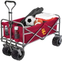 Collegiate Heavy-Duty Utility Collapsible Sports Wagon(Collegiate Utility Wagon) -Shop Smart Design collegiate heavy duty utility collapsible sports wagon smart design collegiate 7051132 incrementing number 759179