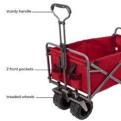 Collegiate Heavy-Duty Utility Collapsible Sports Wagon(Collegiate Utility Wagon) -Shop Smart Design collegiate heavy duty utility collapsible sports wagon smart design collegiate 7051262 218401