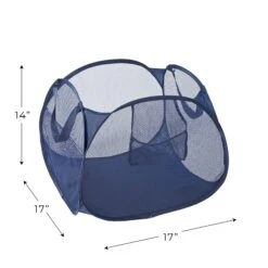 Deluxe Mesh Pop Up Square Laundry Basket Hamper With Side Pockets And Handles(Pop Up Laundry Hamper Square) -Shop Smart Design deluxe mesh pop up square laundry basket hamper with side pockets and handles smart design laundry 3566074 2236717