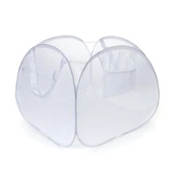 Deluxe Mesh Pop Up Square Laundry Basket Hamper With Side Pockets And Handles(Pop Up Laundry Hamper Square) -Shop Smart Design deluxe mesh pop up square laundry basket hamper with side pockets and handles smart design laundry 3566074 3391106