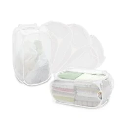 Deluxe Mesh Pop Up Square Laundry Hamper(Pop Up Hamper) -Shop Smart Design deluxe mesh pop up square laundry hamper smart design laundry 3590114 105 incrementing number 797715