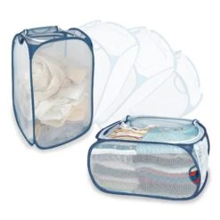 Deluxe Mesh Pop Up Square Laundry Hamper(Pop Up Hamper) -Shop Smart Design deluxe mesh pop up square laundry hamper smart design laundry 3590564 105 3710131
