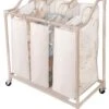 Deluxe Rolling Triple-Compartment Laundry Sorter Hamper With Wheels - 30 X 32 Inch - Beige(Copy Of Deluxe Rolling Triple Compartment Laundry Sorter Hamper With Wheels 30 X 32 Inch Beige) 2 Deluxe Rolling Triple-Compartment Laundry Sorter Hamper With Wheels - 30 X 32 Inch - Beige(Copy Of Deluxe Rolling Triple Compartment Laundry Sorter Hamper With Wheels 30 X 32 Inch Beige) -Shop Smart Design deluxe rolling triple compartment laundry sorter hamper with wheels 30 x 32 inch beige smart design laundry 3583122 114 incrementing number 777144