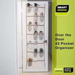 Fabric Over-The-Door Organizer With 42 Pockets(Over The Door Organizer) 37 Fabric Over-The-Door Organizer With 42 Pockets(Over The Door Organizer) -Shop Smart Design fabric over the door organizer with 42 pockets smart design storage 5241364 incrementing number 231124