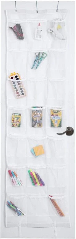 Fabric Over-The-Door Organizer With 42 Pockets(Over The Door Organizer)