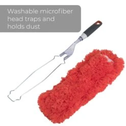 Flat Under Appliance Microfiber Hand Duster - 19 Inch(Duster Flat 19 Inch) -Shop Smart Design flat under appliance microfiber hand duster 19 inch smart design cleaning 7001398 incrementing number 324776