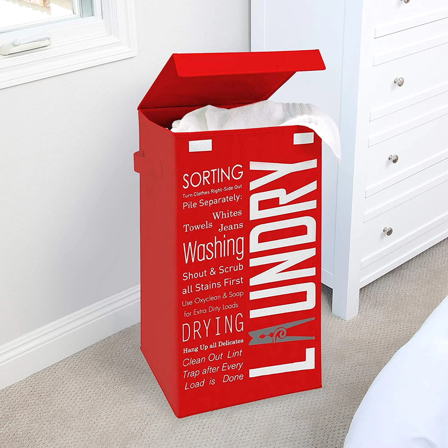 Foldable Laundry Hamper With Lid And Logo Design(Foldable Laundry Hamper) 11 Foldable Laundry Hamper With Lid And Logo Design(Foldable Laundry Hamper) - Image 9