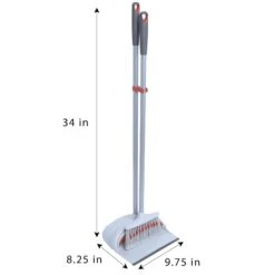Handheld Dustpan And Broom Set(Broom Set Tall) -Shop Smart Design handheld dustpan and broom set smart design cleaning 7001611 incrementing number 864188