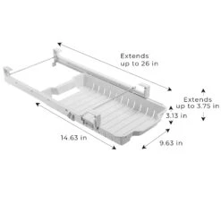 Hanging Zip Bag Pull-Out Refrigerator Drawer Organizer(Refrigerator Pull Out Bag Hanging Drawer Home Organizer) 10 Hanging Zip Bag Pull-Out Refrigerator Drawer Organizer(Refrigerator Pull Out Bag Hanging Drawer Home Organizer) -Shop Smart Design hanging zip bag pull out refrigerator drawer organizer smart design kitchen 8447498 8677413