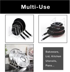 Heavy Duty Bakeware And Lid Storage Rack With 4-Compartments Dividers(Storage Rack Bakeware And Lid Heavy Duty) 27 Heavy Duty Bakeware And Lid Storage Rack With 4-Compartments Dividers(Storage Rack Bakeware And Lid Heavy Duty) -Shop Smart Design heavy duty bakeware and lid storage rack with 4 compartments dividers smart design kitchen 8428118 incrementing number 718478