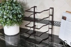 Heavy Duty Bakeware And Lid Storage Rack With 4-Compartments Dividers(Storage Rack Bakeware And Lid Heavy Duty) 33 Heavy Duty Bakeware And Lid Storage Rack With 4-Compartments Dividers(Storage Rack Bakeware And Lid Heavy Duty) -Shop Smart Design heavy duty bakeware and lid storage rack with 4 compartments dividers smart design kitchen 8428188 incrementing number 504674