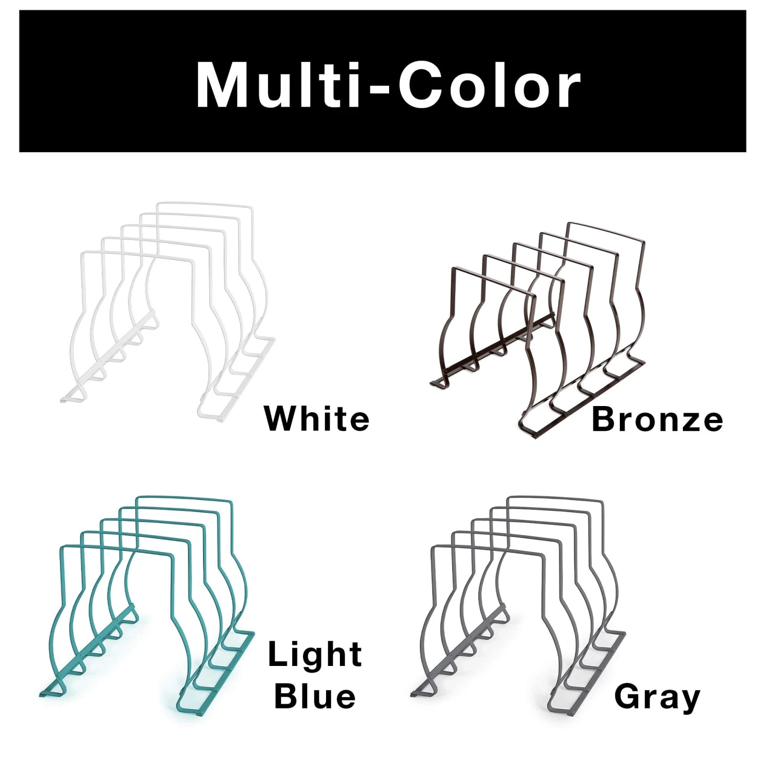 Heavy Duty Bakeware And Lid Storage Rack With 4-Compartments Dividers(Storage Rack Bakeware And Lid Heavy Duty) 19 Heavy Duty Bakeware And Lid Storage Rack With 4-Compartments Dividers(Storage Rack Bakeware And Lid Heavy Duty) - Image 17