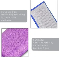 Heavy Duty Scrub Sponge With Odorless Bamboo And Rayon Fiber(Sponges Heavy Duty) 25 Heavy Duty Scrub Sponge With Odorless Bamboo And Rayon Fiber(Sponges Heavy Duty) -Shop Smart Design heavy duty scrub sponge with odorless bamboo and rayon fiber smart design cleaning 7001088 incrementing number 374010