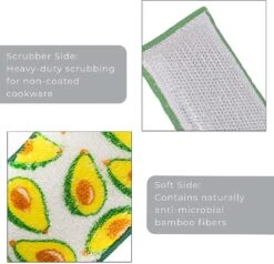 Heavy Duty Scrub Sponge With Odorless Bamboo And Rayon Fiber(Sponges Heavy Duty) 34 Heavy Duty Scrub Sponge With Odorless Bamboo And Rayon Fiber(Sponges Heavy Duty) -Shop Smart Design heavy duty scrub sponge with odorless bamboo and rayon fiber smart design cleaning 7003115 incrementing number 146794