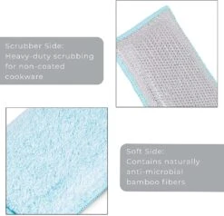 Heavy Duty Scrub Sponge With Odorless Bamboo And Rayon Fiber(Sponges Heavy Duty) 40 Heavy Duty Scrub Sponge With Odorless Bamboo And Rayon Fiber(Sponges Heavy Duty) -Shop Smart Design heavy duty scrub sponge with odorless bamboo and rayon fiber smart design cleaning 7081155 incrementing number 781856
