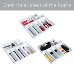 Interlocking Drawer Organizer - 8 Piece Set(Drawer Organizer Interlocking 8 Piece) -Shop Smart Design interlocking drawer organizer 8 piece set smart design kitchen 8000713 incrementing number 545652