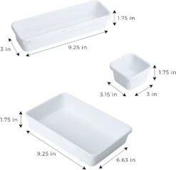 Interlocking Drawer Organizer - 8 Piece Set(Drawer Organizer Interlocking 8 Piece) -Shop Smart Design interlocking drawer organizer 8 piece set smart design kitchen 8000713 incrementing number 690720