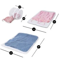 Intimate Wash Bag With Safety Zipper(Laundry Wash Bag Assorted) -Shop Smart Design intimate wash bag with safety zipper smart design laundry 3608115 incrementing number 751266